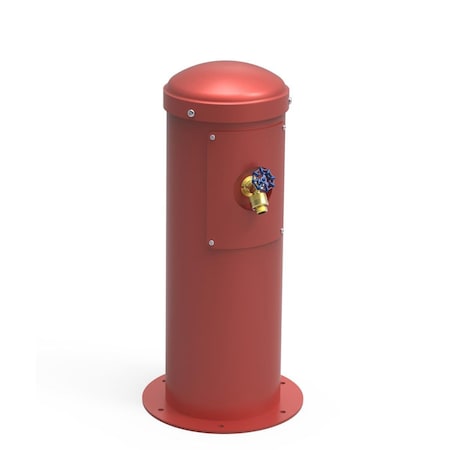 Elkay Yard Hydrant With Hose Bib Non-Filtered Non-Refrigerated Red LK4460YHHBRED